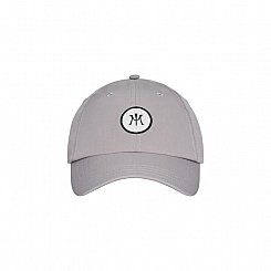 Miura Circle Patch Dad Hat - Grey