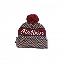 Malbon HOUNDSTOOTH POM BEANIE