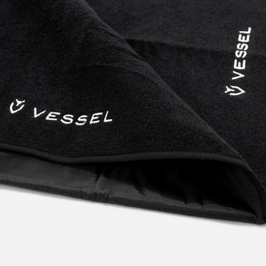 Vessel Rain Hood Towel - Black