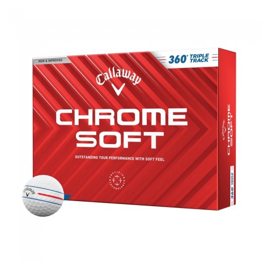 Callaway Chrome Soft Triple Track 360 2024 - White
