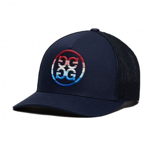 G/Fore GRADIENT CIRCLE G'S MID TRUCKER HAT