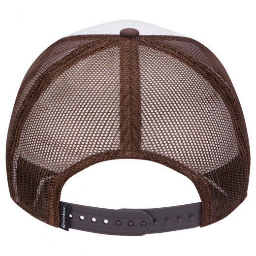 TaylorMade Ventura Retro Trucker Hat - Brown/White