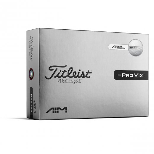 Titleist PRO V1x - Left Dash AIM Enhanced -26 - White