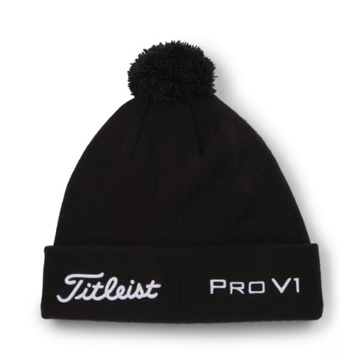 Titleist Tour Pom Pom - Beanie - Black